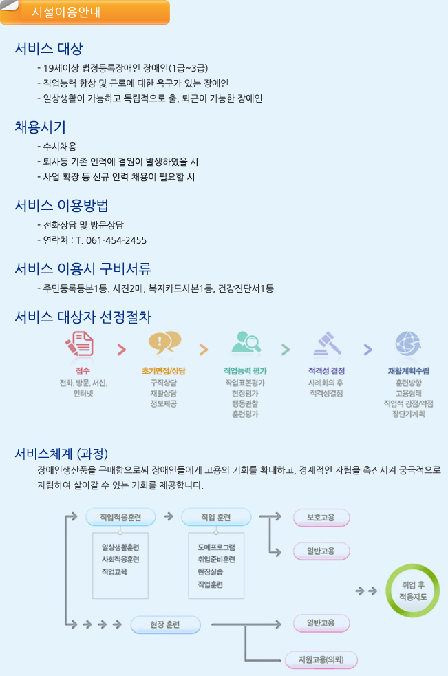 시설이용안내